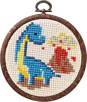 Amazon | オリムパス 製絲 刺しゅうキット かんたん クロスステッチ